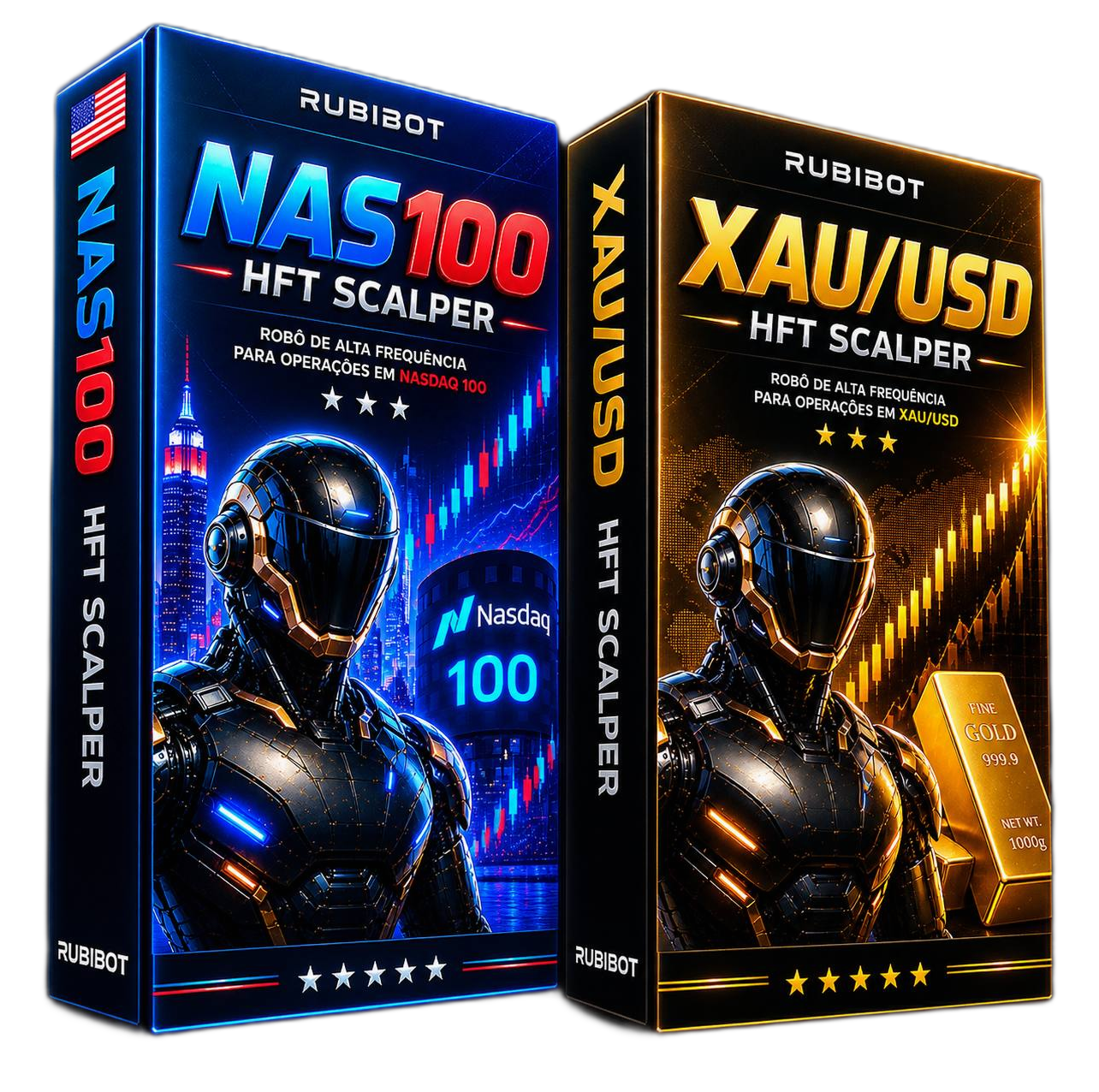 HFT Scalper NAS100 e XAU/USD